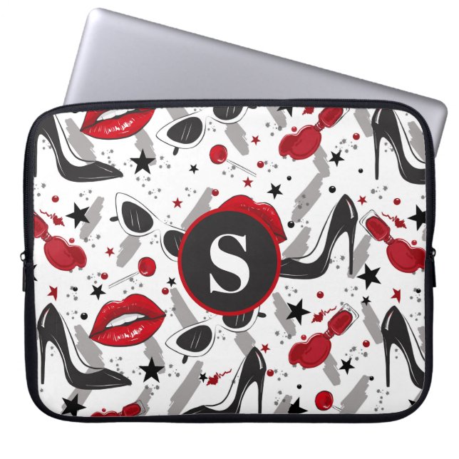 Fashion Beauty Laptop Sleeve (Front)
