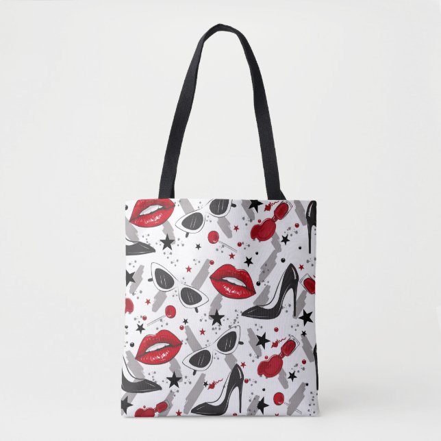 Fashion Beauty Tote Bag (Front)
