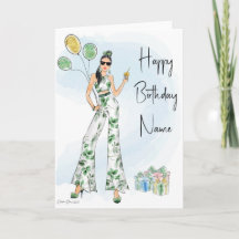 Fashion Birthday Card
