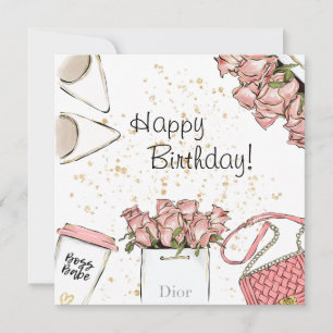 Fashion Birthday Card