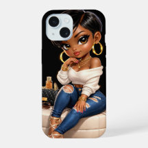 Fashion Black Girl Phone Case – Luxury Aesthetic