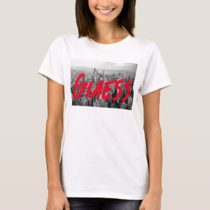 Fashion Black White City Los Angeles T-Shirt