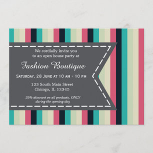 Fashion boutique invitation