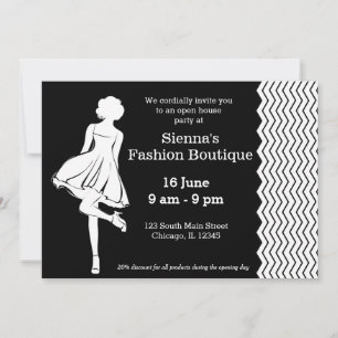 Fashion Boutique Invitation