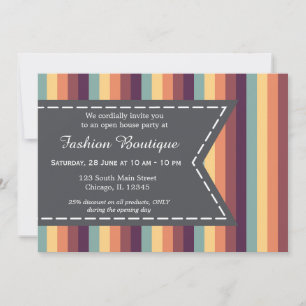 Fashion boutique invitation