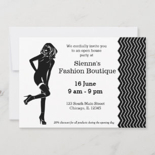 Fashion Boutique Invitation