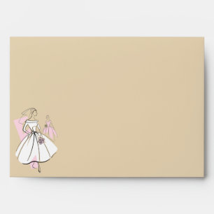 Fashion Bride Neutral Group corner multi inside Envelope