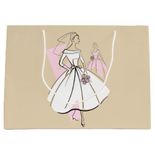 Fashion Bride Neutral Group gift bag large