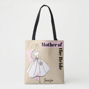 Fashion Bride Neutral Mother of the Bride pink Tote Bag
