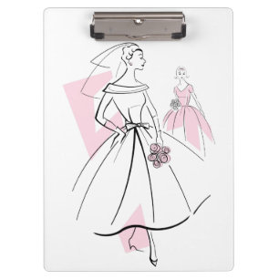 Fashion Bride Pink Group clipboard