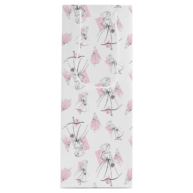 Fashion Bride Pink Group Multi bag wine (Front)