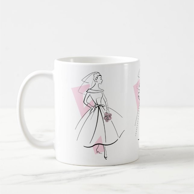 Fashion Bride Pink mug (Left)