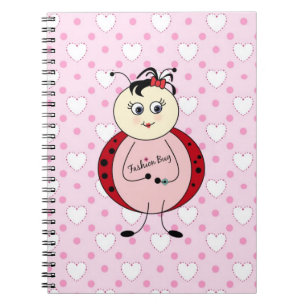 Fashion Bug Ladybug Fashionista Notebook