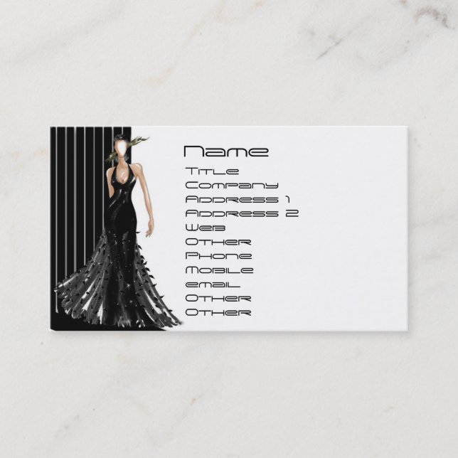Fashion Business Card (Front)