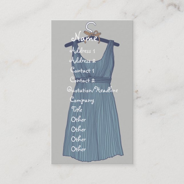 Fashion Business Card (Front)
