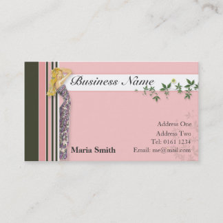 Fashion Business Card [pink/brown] - Customised
