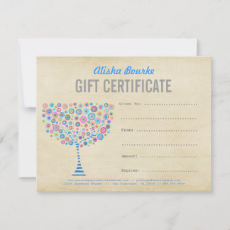 Fashion Business Gift Certificate Template