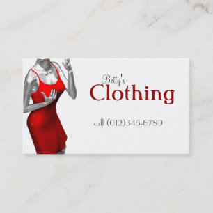 fashion businesscard business card