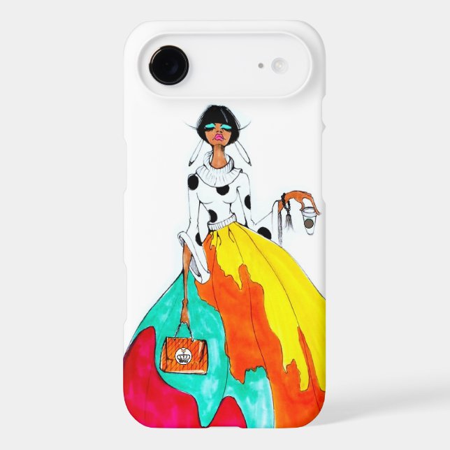 Fashion & Coffee iPhone 6 plus Tough Case-Mate iPhone Case (Back)