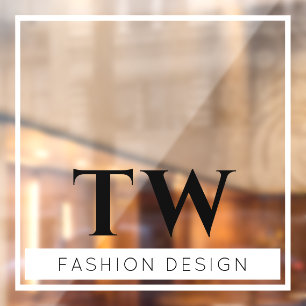 Fashion Company Sign Transparent White