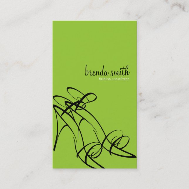 Fashion Consultant Business Cards (Front)