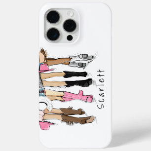 Fashion Custom Cowboy Boots Hats Country iPhone 15 Pro Max Case