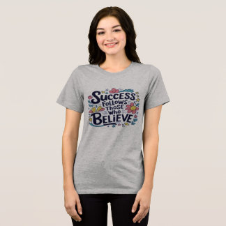 fashion design walking and goodness T-shirt Tri-Blend Shirt