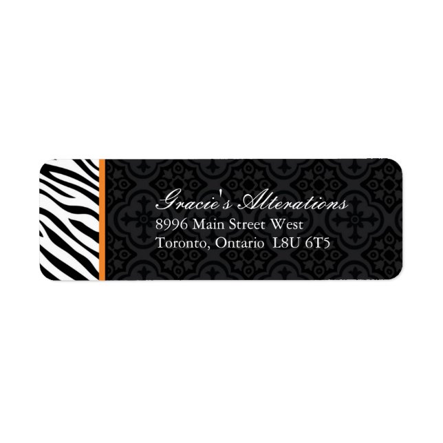 Fashion Designer Address Labels (Front)