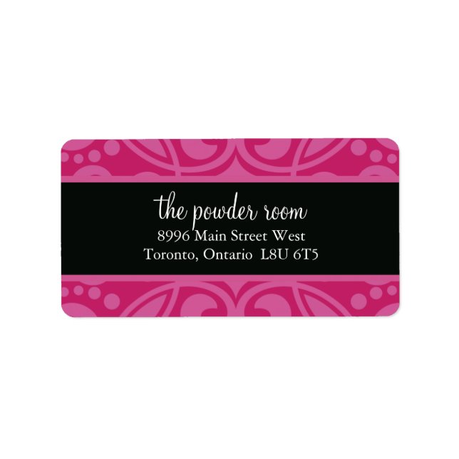 Fashion Designer Address Labels (Front)