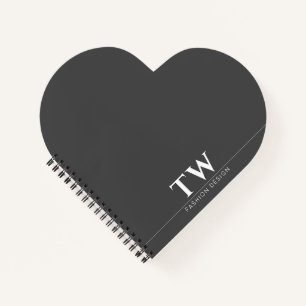 Fashion Designer Black Notebook