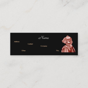 Fashion Designer Neutral Business Card