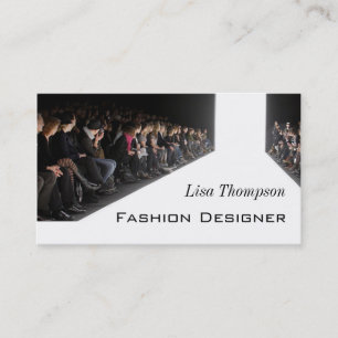 Fashion Designer Podium Model Stylist Show Business Card