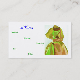 Fashion Designer Spring IV Business Card