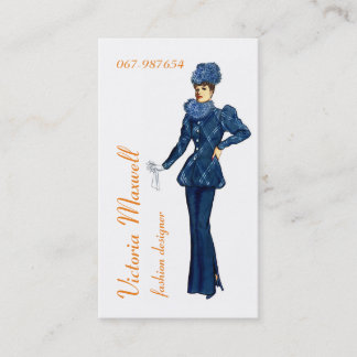 fashion designer stylist business card