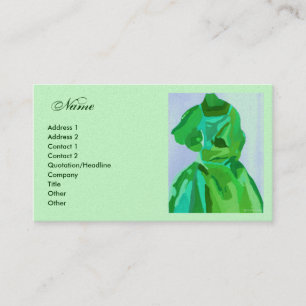 Fashion Designer Summer Dress Business Card