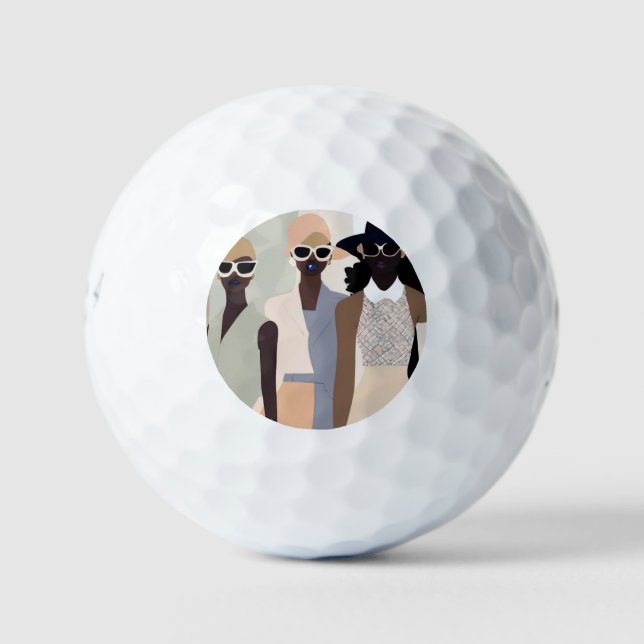 Fashion Diva Golf Balls (Front)