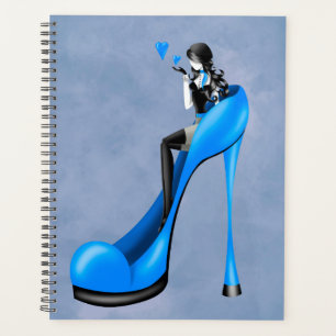 Fashion Diva in Stiletto  Blue  Planner