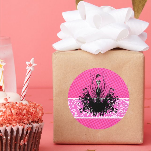 Fashion Diva Invitations, Flyers and Stickers (Party)