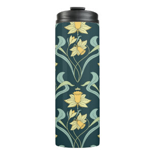 Fashion Dogs: Cute Outfits Pattern Thermal Tumbler