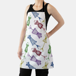 Fashion Dress Mannequins Glitter  Apron