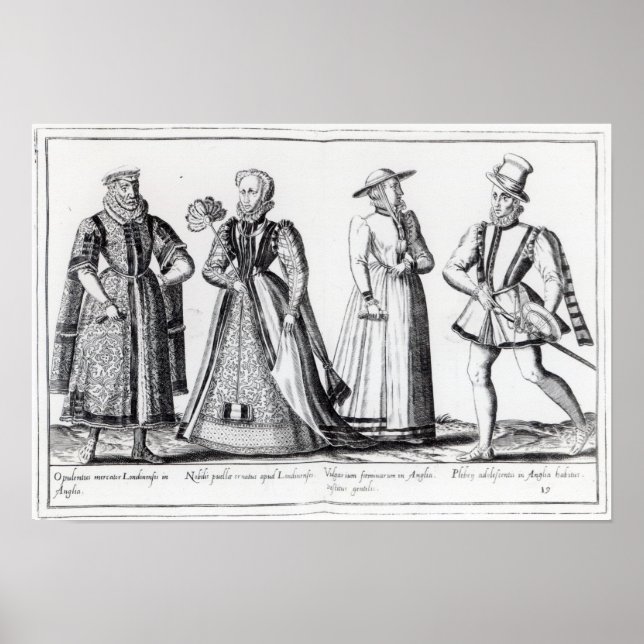 Fashion during the Tudor Period Poster (Front)