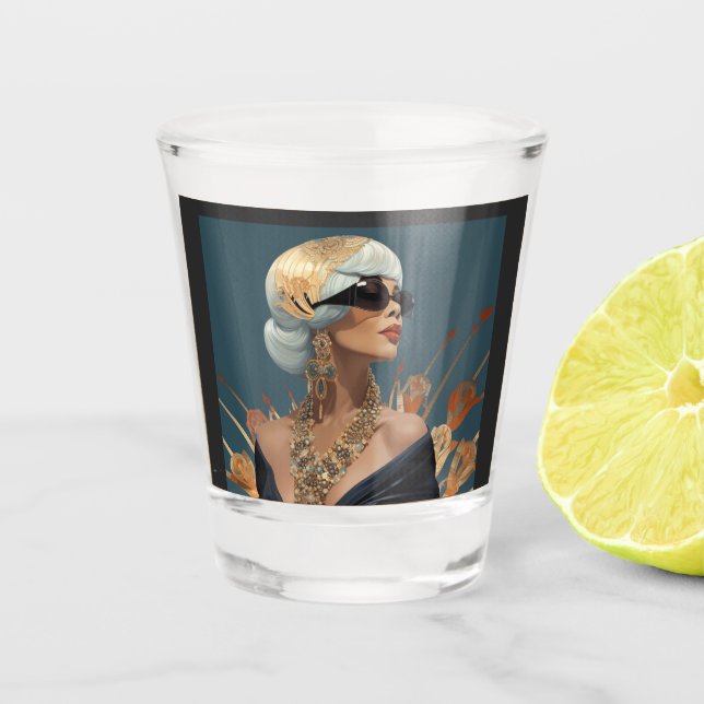 FASHION- ESQUE #1 SHOT GLASS (Front)