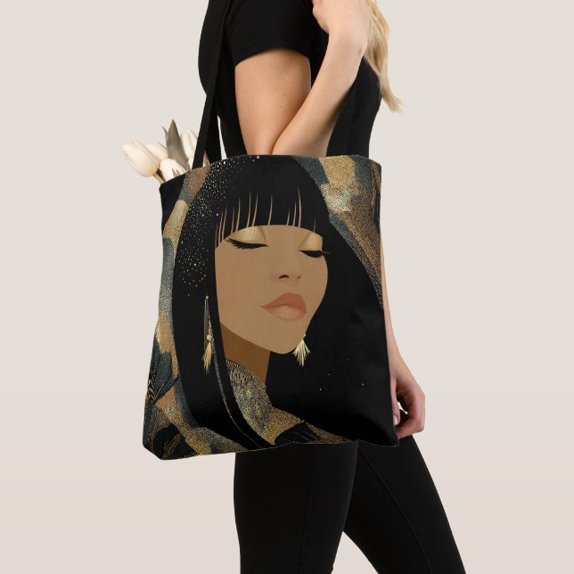 FASHION- ESQUE #5 Planner Tote Bag (Close Up)