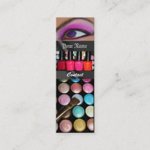 Fashion Eye Shadow Palete Make Up Artist Mini Business Card