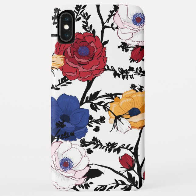 Fashion Floral Case-Mate iPhone Case (Back)