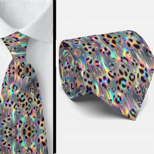 Fashion-Forward Gentleman   Opal Leopard Necktie