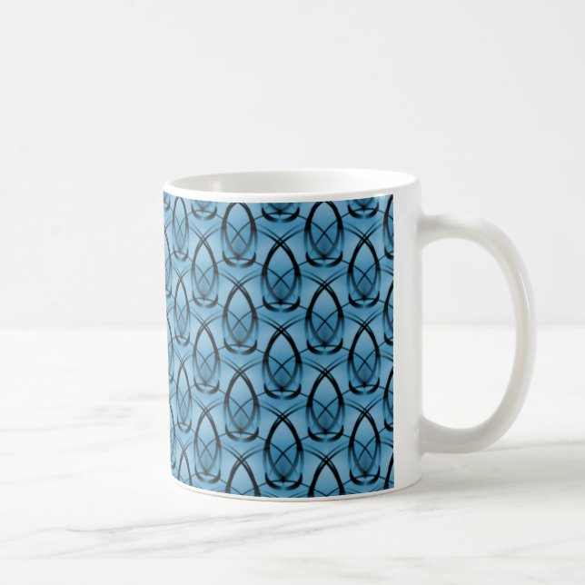 Fashion Forward Mug, Light Blue Coffee Mug (Right)