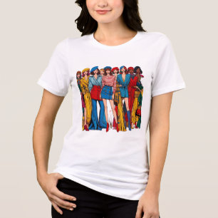 Fashion forward Tri-Blend shirt