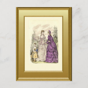 Fashion from the Victorian era 1 Postcard