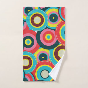 Fashion Geometric Vintage- Pattern Stylish Modern Hand Towel